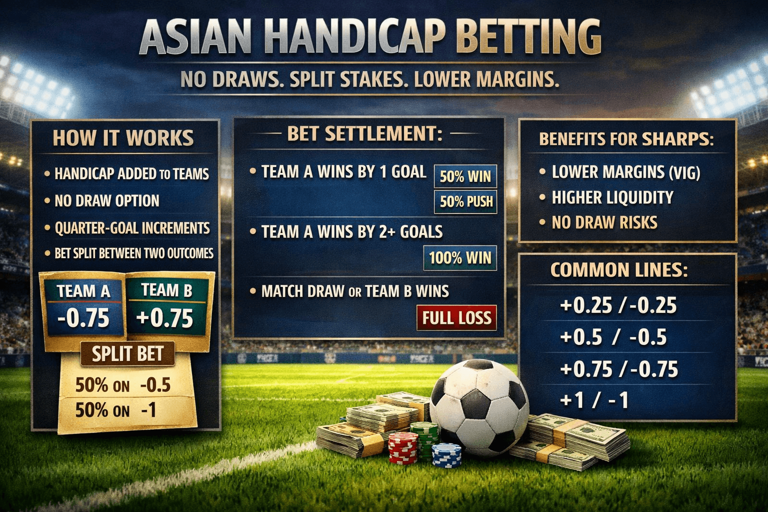 Asian Handicap Betting: The Definitive Guide for Sharps