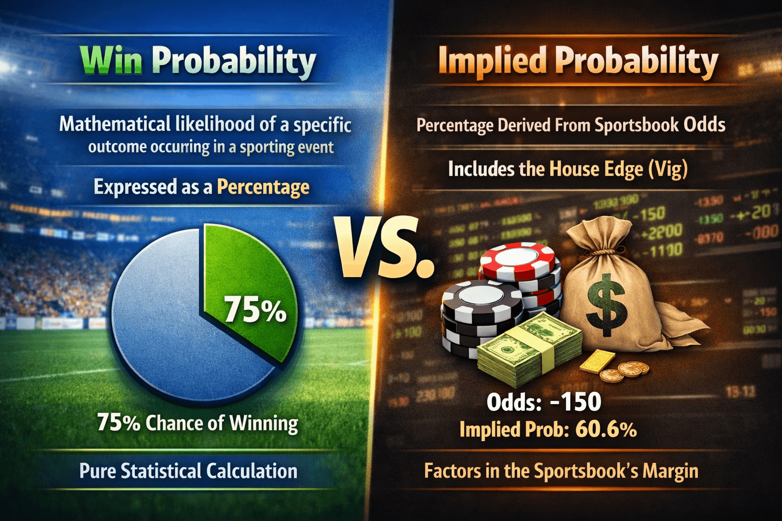 Win Probability Explained: Calculating True Odds & The Edge