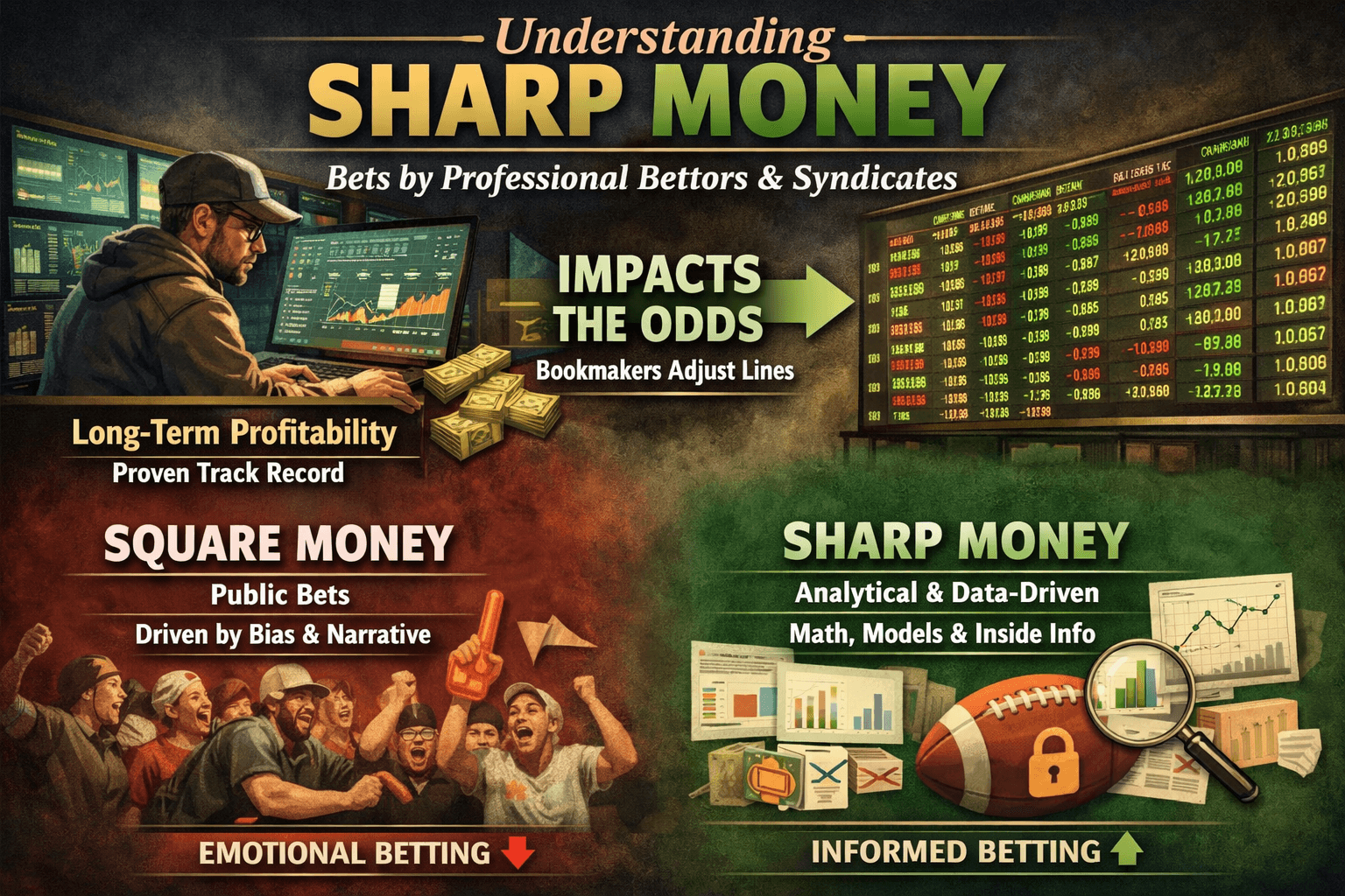 Sharp Money: How to Track & Leverage Smart Action