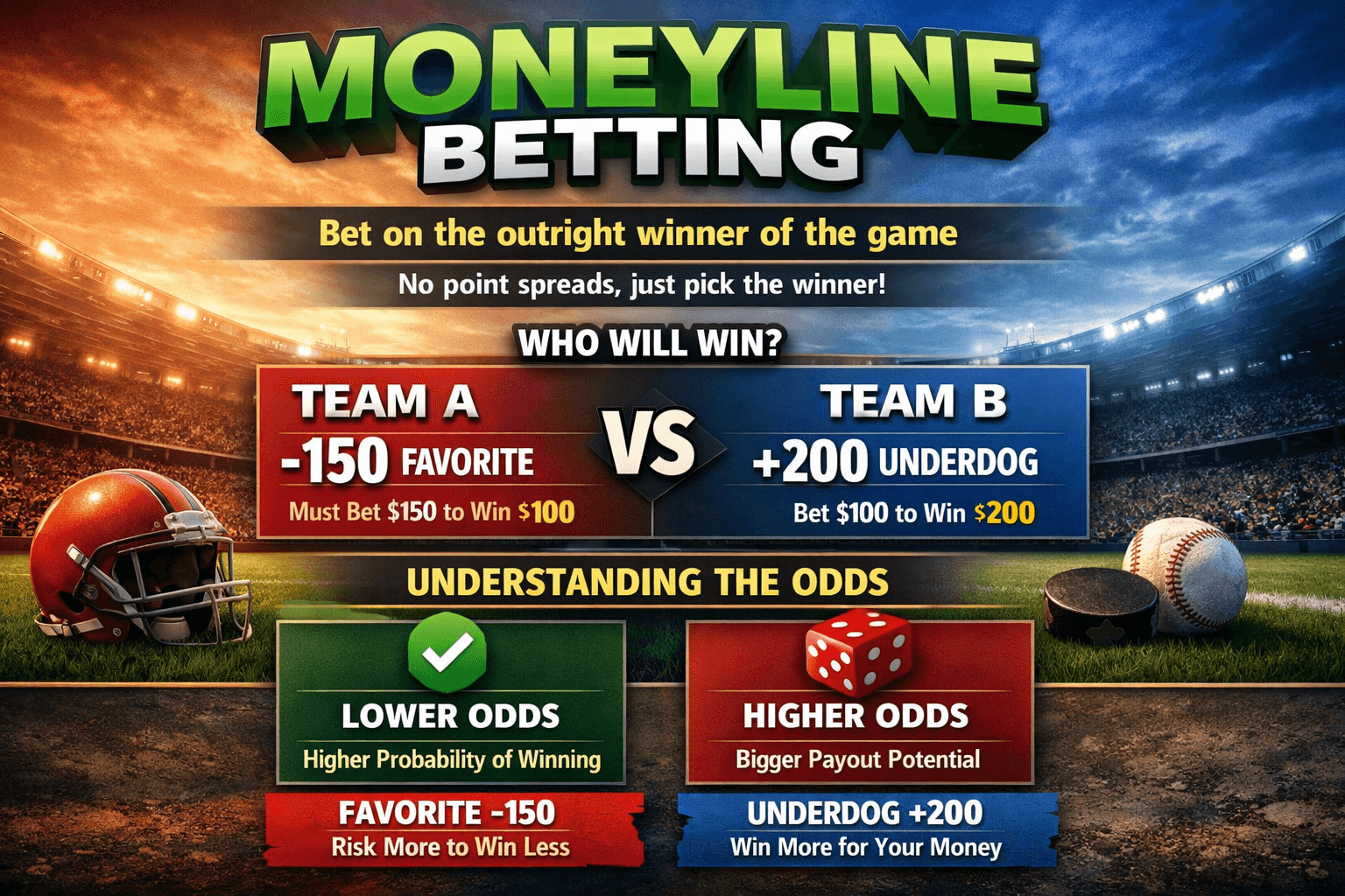 Money Line Betting: The Mathematical Guide to Finding +EV